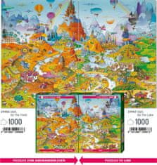 Heye Puzzle Cartoon Classics: Idila na polju 1000 kosov