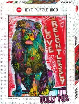 Heye Puzzle Jolly Pets: Relentless love 1000 kosov