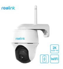 Reolink Argus PT 2K Dual kamera, WiFi, zaznavanje, brezžična, vrtljiva, bela