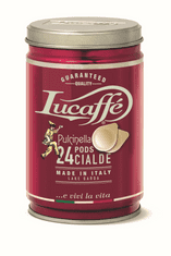 Lucaffé Kavne kapsule, Pulcinella 24 ESE kavnih blazinic, v pločevinki