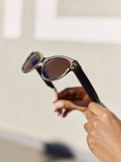 Fauna Fabula Crystal Brown - Avdio sončna očala v stilu mačjega očesa