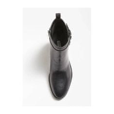 Guess Škornji elegantni čevlji črna 40 EU Botki Damskie Kalili