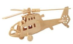WOODEN TOY, WCK 3D sestavljanka Bojni helikopter