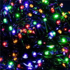 Springos novoletne lučke 200 LED RGB 8 funkcij 10 + 2,5m