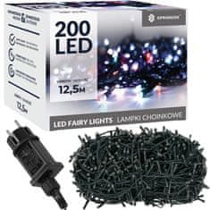Springos novoletne lučke 200 LED RGB 8 funkcij 10 + 2,5m