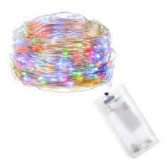 Springos novoletne lučke na žici 20 LED RGB 1,9m