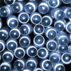 Springos novoletne lučke na baterije 120 LED 6500K 8 funkcij 9m