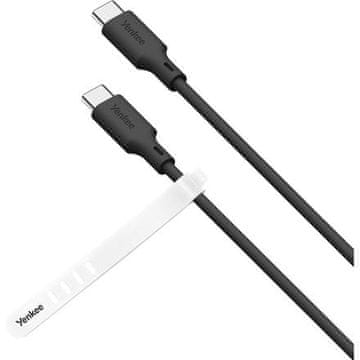 Yenkee Kabel USB Yenkee YCU C115 BK SILIC USB C-C / 1,5 m