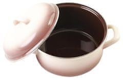 Metalac Lonec + pokrovka s premerom 14 cm 1,5 l CAPUCCINO