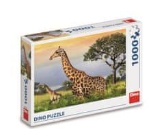 Dino Družina žiraf 1000 Puzzle