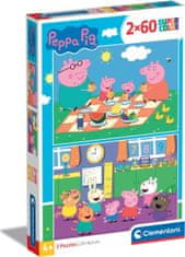 Clementoni Peppa Pig Puzzle 2x60 kosov