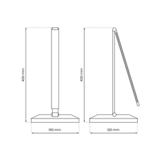 Milagro Namizna svetilka VARIO WHITE ML8867 5W LED