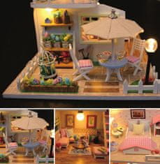 Dvěděti 2Kids Toys Miniaturna hiša Pink House