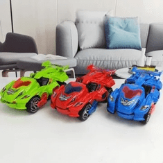 Sweetbuy Avto - Dinozaver igrača z LED osvetlitvijo za otroke - DINOCAR
