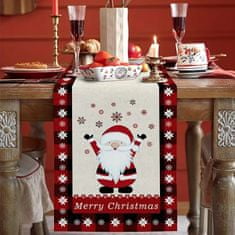 HOME & MARKER® Božični namizni tekač, Pregrinjalo (33x 180 cm)| XMASRUNNER