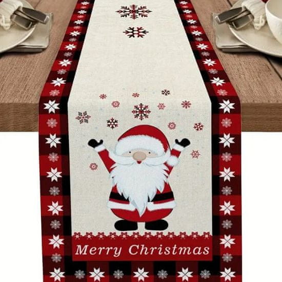HOME & MARKER® Božični namizni tekač, Pregrinjalo (33x 180 cm)| XMASRUNNER