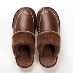 Mormark  Termo copati, Umetno usnje | NOBLEFEET Rjava 36/37