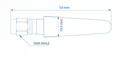 slomart teltonika 003r-00281 | antena lte | 5dbi, sma-male