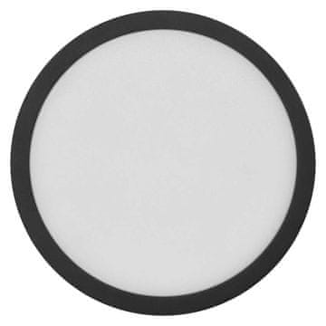 Emos LED panel NEXXO,nadometni, okrogli, črn, 12,5W, nastavljiva CCT