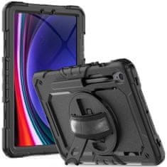 Tech-protect Solid 360 ovitek za Samsung Galaxy Tab S9 FE 10.9'', črna