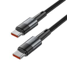 Tech-protect Ultraboost kabel USB-C / USB-C 100W 5A PD 1m, siva