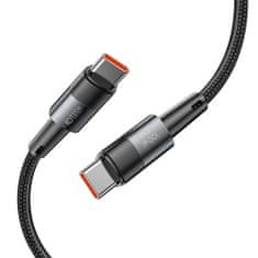 Tech-protect Ultraboost kabel USB-C / USB-C 100W 5A PD 25cm, siva