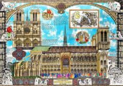 Wooden city Lesena sestavljanka Notre-Dame Cathedral 2v1, 1010 kosov ECO