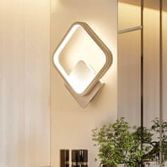 aptel Moderna stenska nadometna LED svetilka 12W bela 23cm 4500K