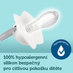 Canpol babies Komplet simetričnih silikonskih dude 18m+ Bonjour Paris roza