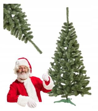 shumee Umetno božično drevo, zelena jelka, s stojalom, 150 cm