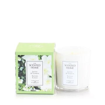 Ashleigh & Burwood JASMINE & TUBEROSE - dišeča sveča v steklu THE SCENTENT HOME, 42 ur