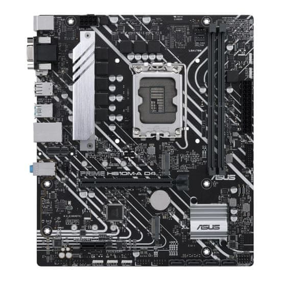 ASUS Prime H610M-A D4-CSM osnovna plošča, DDR4, LGA1700, mATX (90MB19P0-M0EAYC)