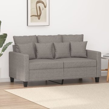 shumee vidaXL Dvosed taupe 120 cm blago