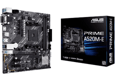 ASUS Prime A520M-E osnovna plošča, DDR4, AM4, mATX (90MB1510-M0EAY0)