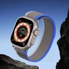 Dux Ducis Sport Velcro pašček za Apple Watch 38/40/41mm, blue/gray