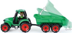 LENA traktor s prikolico, zelen