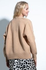 Fobya Ženski pulover na gumbe Mille črna 34-36