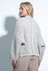 Fobya Ženski pulover na gumbe Sille bež 36-38