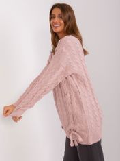 Badu Ženski dolgi pulover Iseuneve svetlo roza Universal