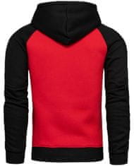 Recea Moška majica s kapuco Timber črno-rdeča M