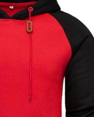 Recea Moška majica s kapuco Timber črno-rdeča M
