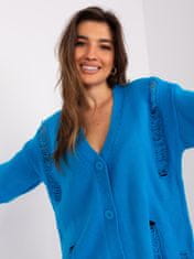 Badu Ženski pulover na gumbe Ishi modro nebo Universal