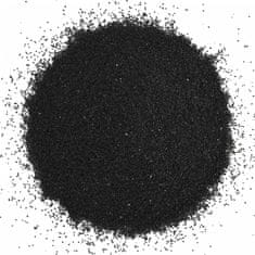 Vidaxl Pesek za akvarij 25 kg črn 0,2-2 mm
