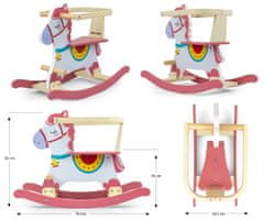 shumee Milly Mally Koń Lucky 12 - roza