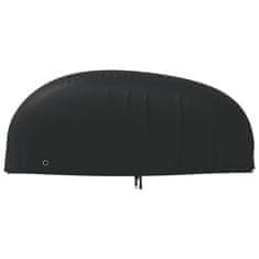 Vidaxl Pokrivalo za motorno kolo črno 295x110x140 cm 210D oxford