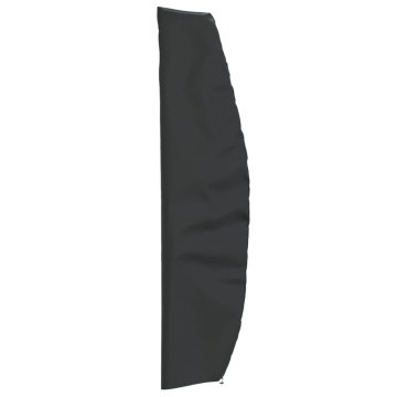 Vidaxl Prevleka za vrtni senčnik črna 265x50/70/40 cm 420D oxford