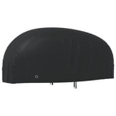Vidaxl Pokrivalo za motorno kolo črno 245x105x125 cm 210D oxford