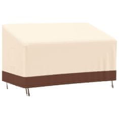 shumee Prevleka za trisedežno klop bež 159x84x56/81 cm 600D oxford