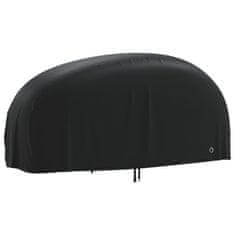Vidaxl Pokrivalo za motorno kolo črno 230x95x125 cm 210D oxford