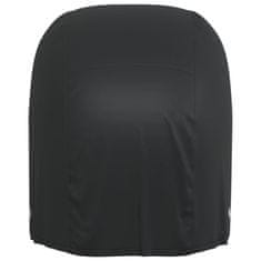 Vidaxl Pokrivalo za motorno kolo črno 265x105x125 cm 210D oxford blago